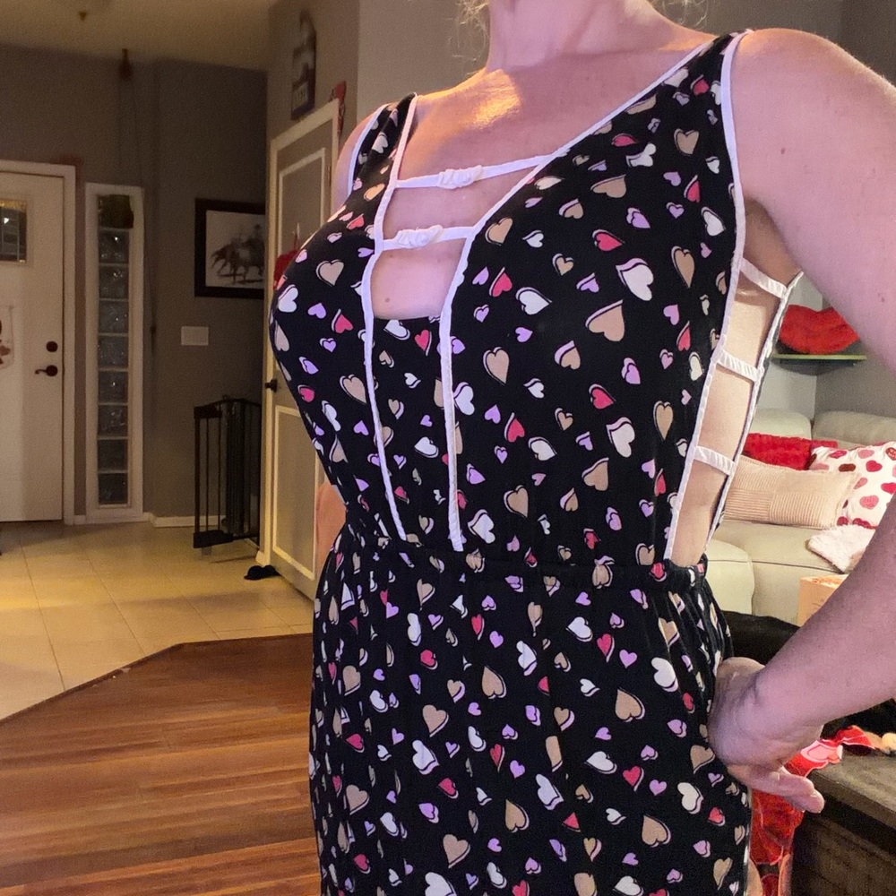 Y2K Venus Heart Cutout Dress Size Small